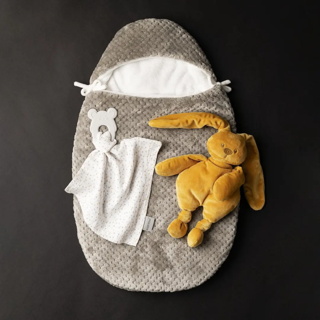 Nattou Konijn Lapidou Knuffel 30cm - Oker
