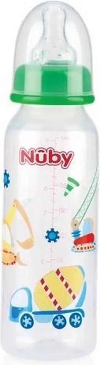 Nûby Babyfles 240ml - 2 Stuks Groen