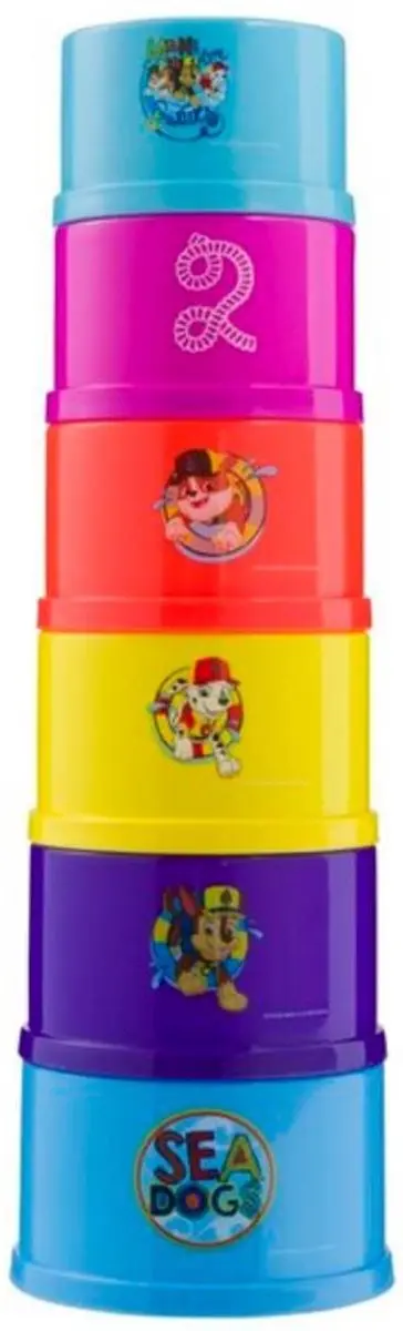 PAW Patrol Bad Stapelbekers - Multicolor
