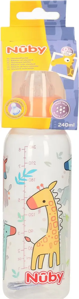 Nûby Baby Drinkfles 240ml - Oranje