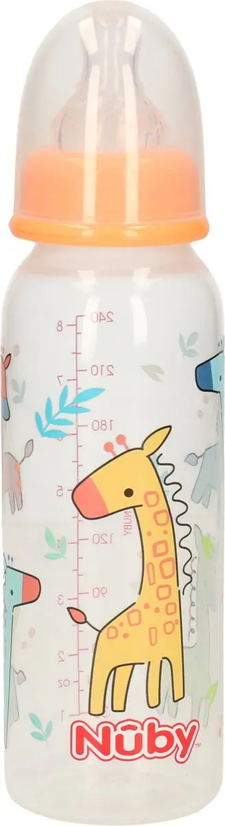 Nûby Baby Drinkfles 240ml - Oranje
