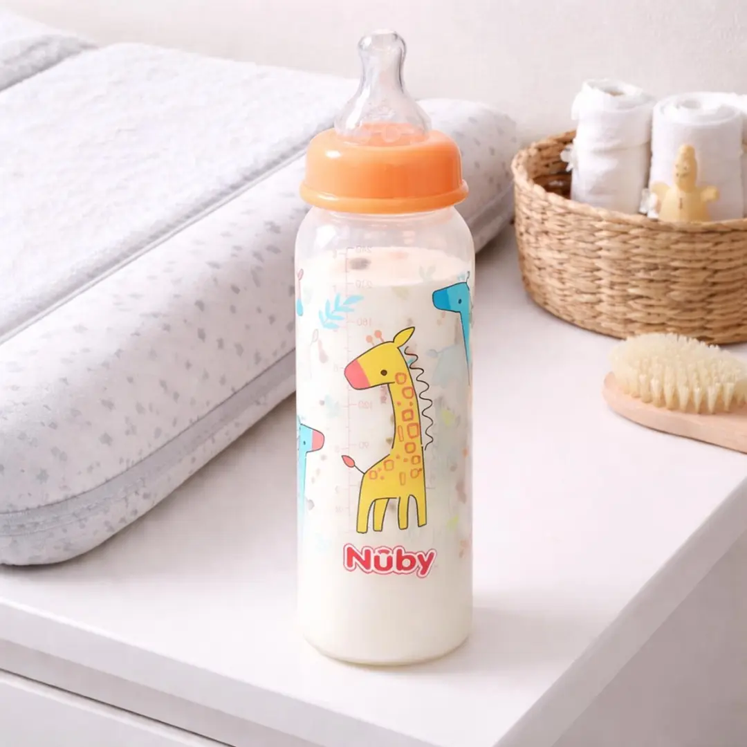 Nûby Baby Drinkfles 240ml - Oranje - afbeelding 6 van 6