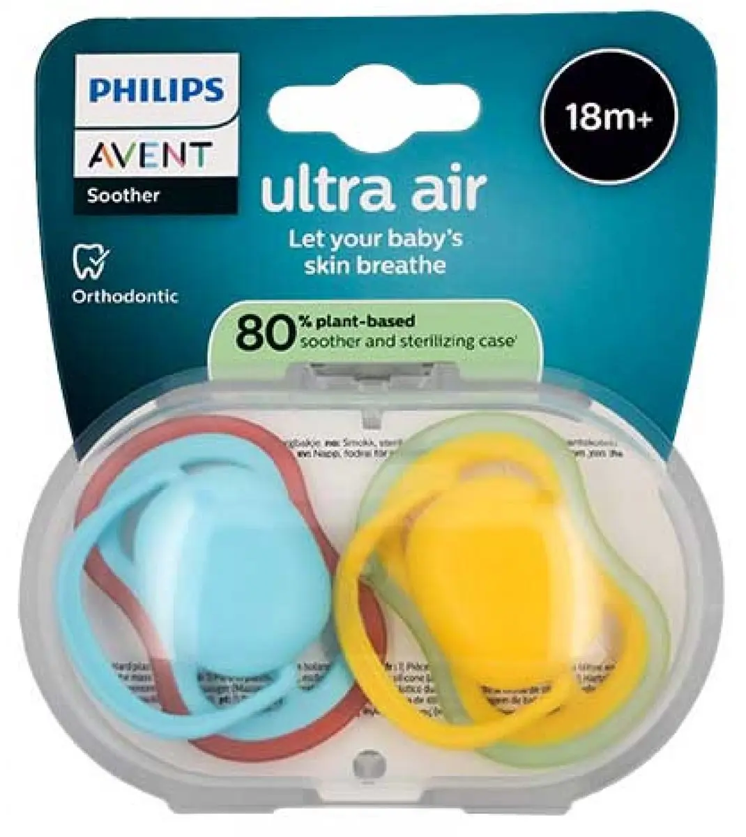 Philips Avent Ultra Air 2 Orthodontische Fopspenen 18+