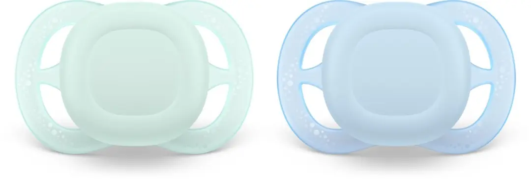 Philips Avent Ultra Start SCF075/12 Fopspenen 0-6mnd - 2 Stuks - Groen/Babyblauw