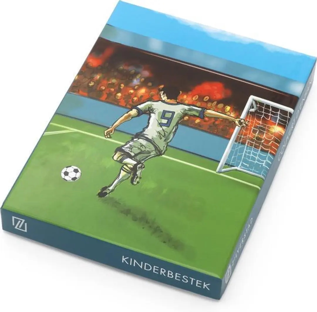 Zilverstad Kindercouvert Voetbal 4-delig - Zilver