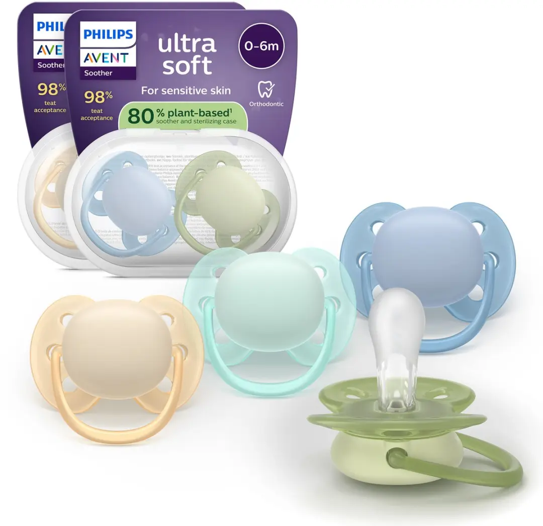 Philips Avent Ultra Soft SCF091/50 Fopspenen 4 Stuks