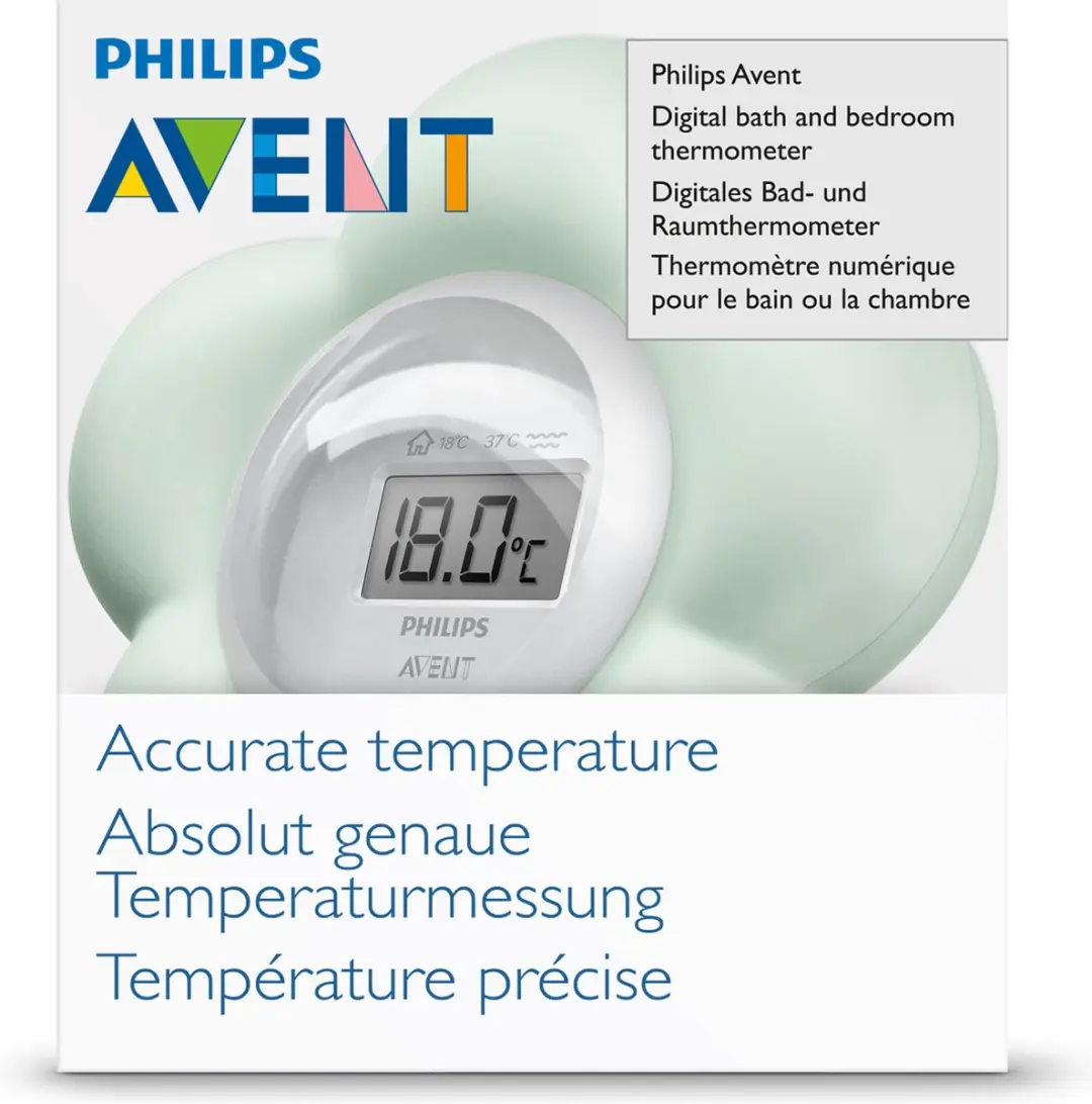 Philips Avent SCH480/00 Digitaal Badthermometer - Mint Groen