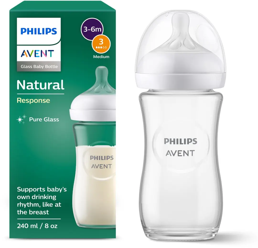 Philips Avent Natural Response SCY933/01 Babyfles 240ml - Transparant