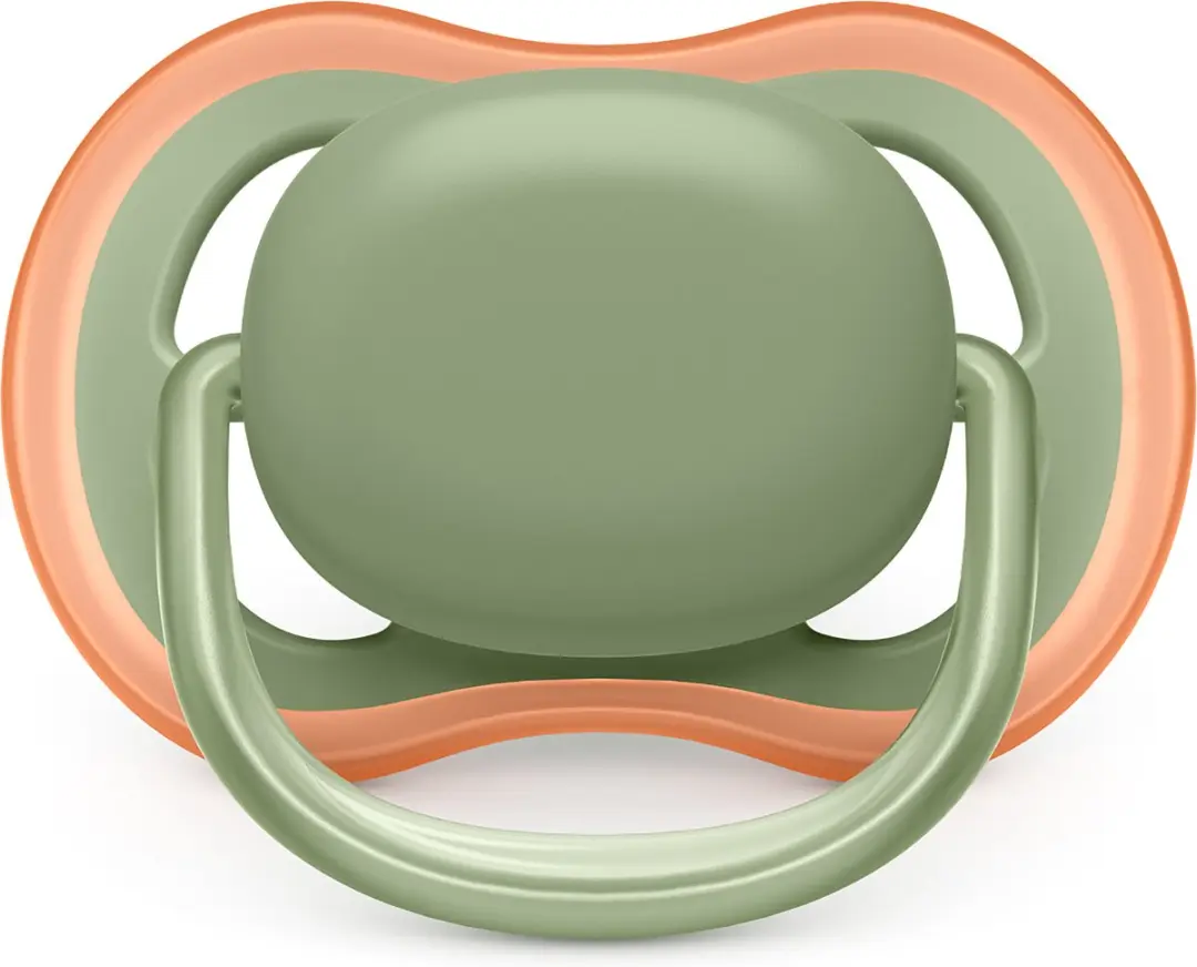 Philips Avent Ultra Air Fopspeen SCF085/20 - 2 Stuks - Groen/Taupe - afbeelding 4 van 6