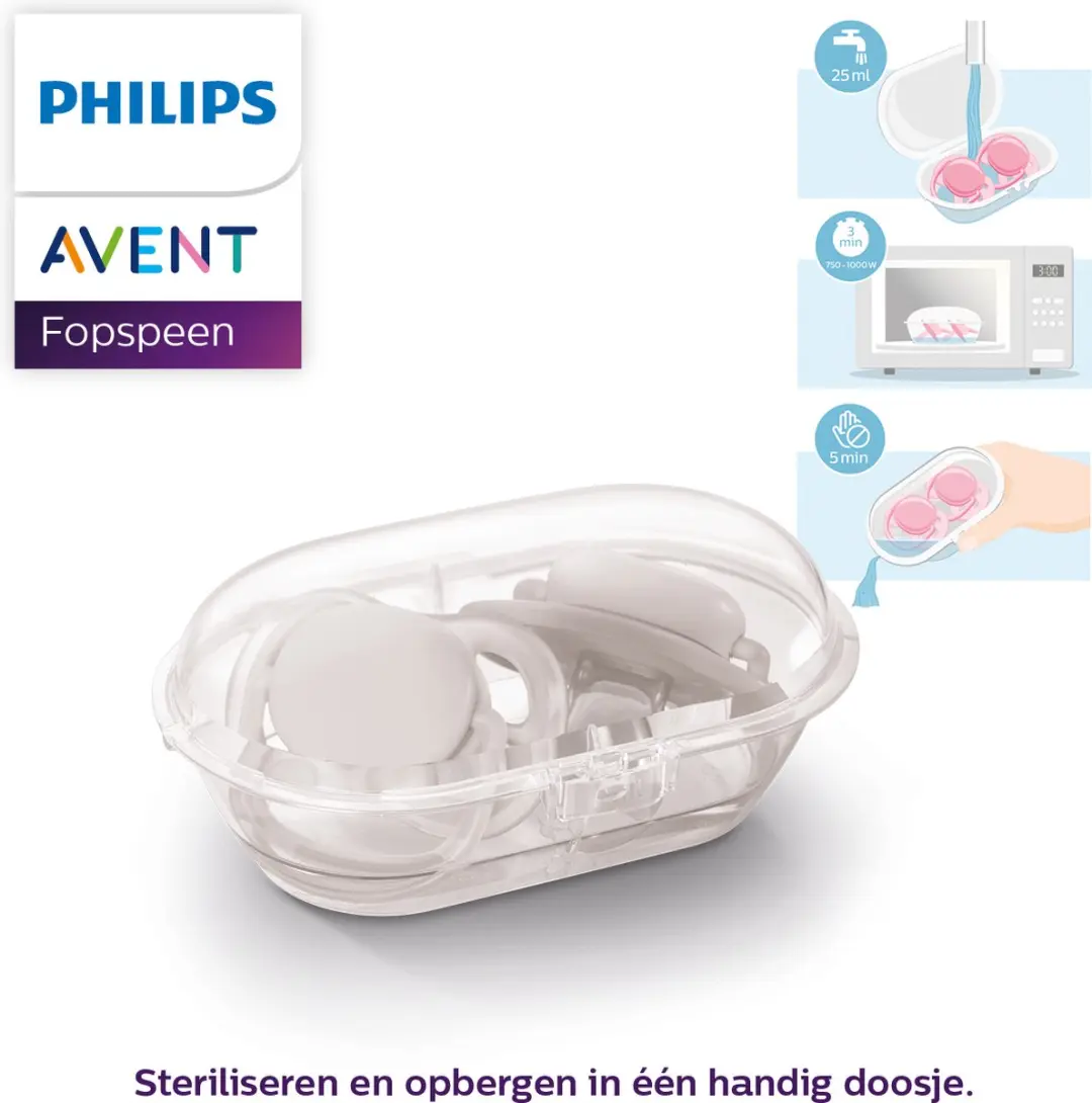 Philips Avent Ultra Soft Fopspeen SCF093/01 - 18+ Maanden - Groen/Rood - 2 Stuks