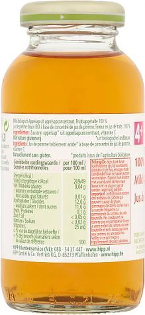 HiPP Bio Appelsap 200ml - 6 Stuks - afbeelding 2 van 2