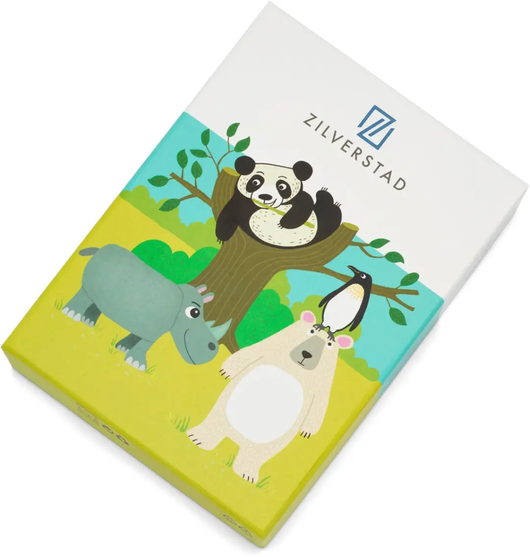 Zilverstad Kinderbestek Wildlife RVS 18/10 - 4-delig