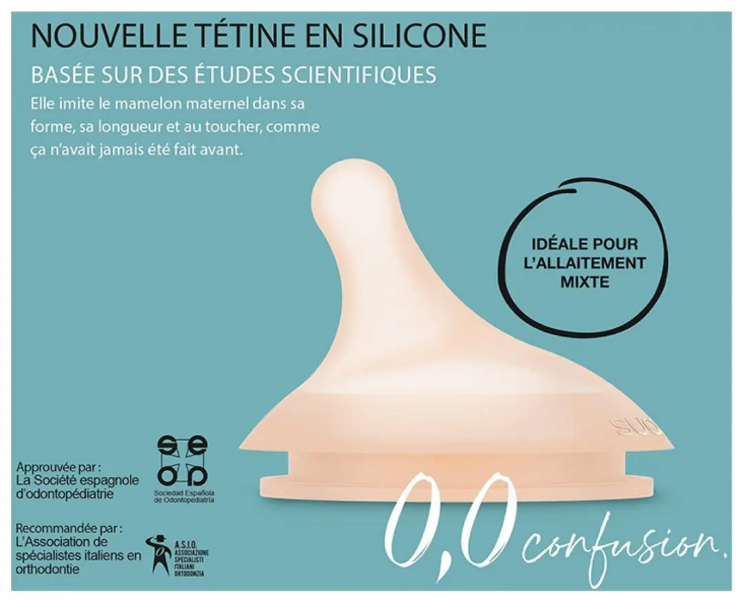 Suavinex Zero.Zero Anti-Colic Zuigfles 180ml - Transparant/Zalmroze