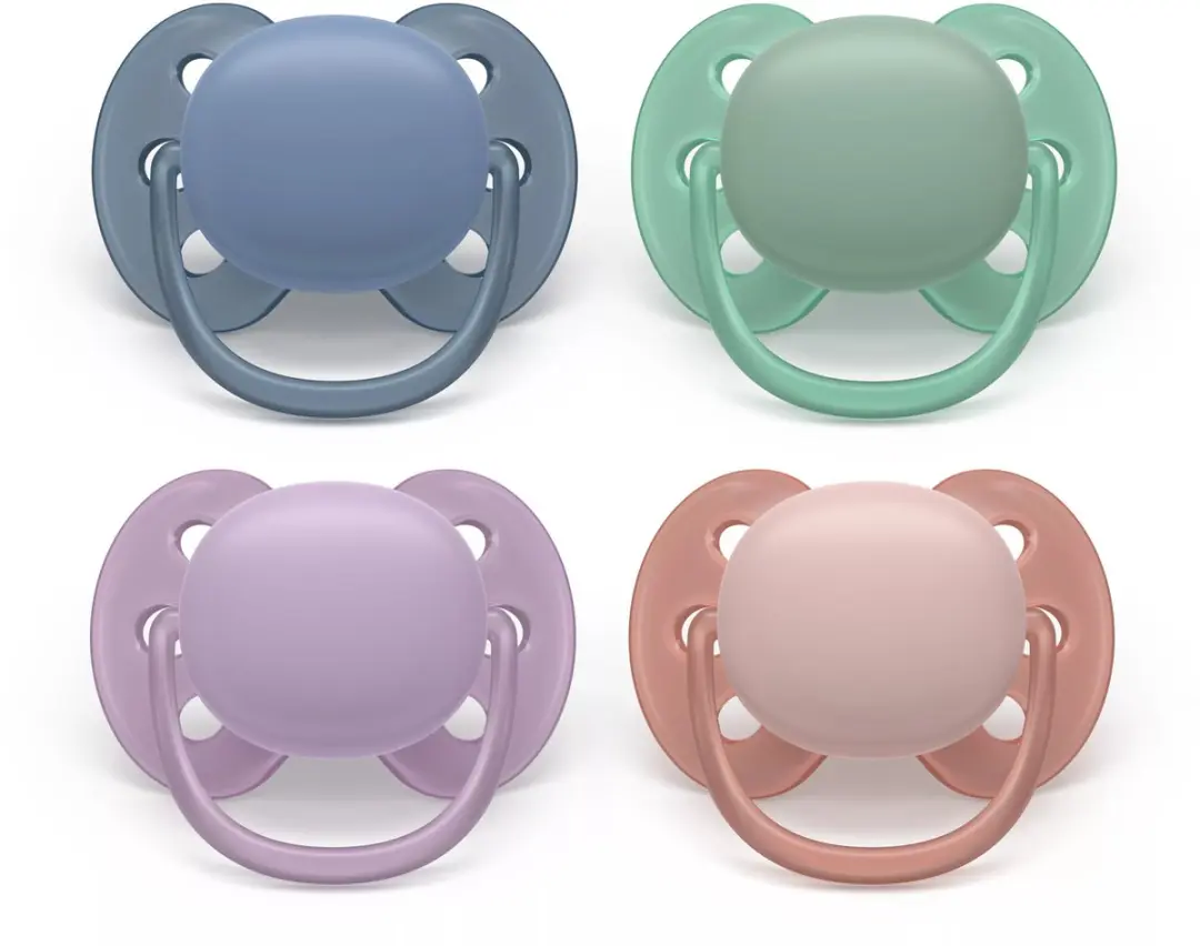 Philips Avent Ultra Soft 2 Orthodontische Fopspenen 6-18 Maanden - Blauw - 2 Stuks