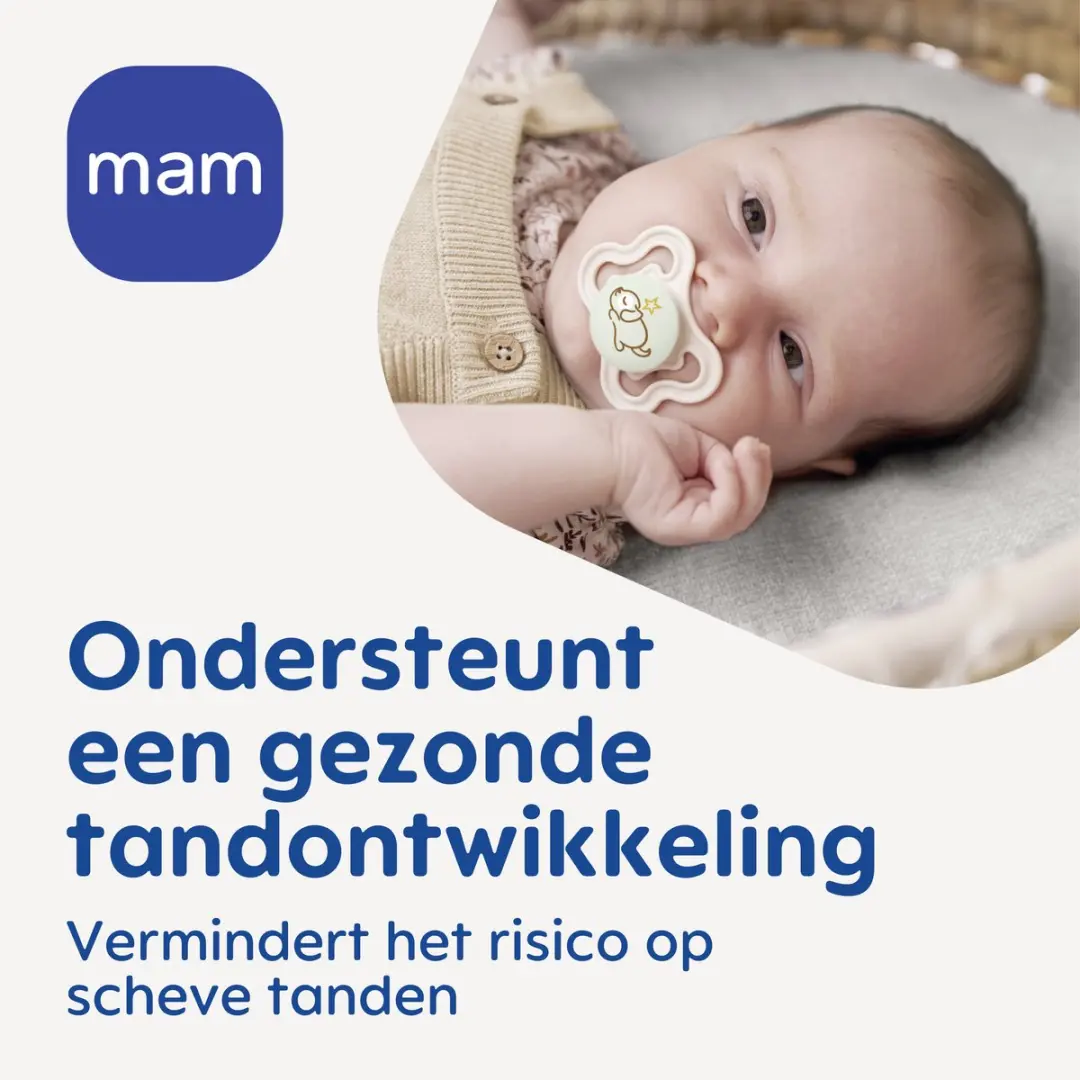 MAM Supreme Siliconen Speen 0-6 Maanden - 2 Stuks
