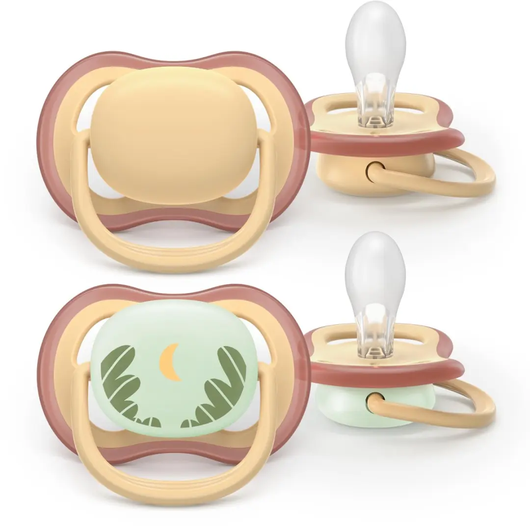 Philips Avent Ultra Air Fopspenen 0-6mnd - 2 Stuks - Neutral Rood