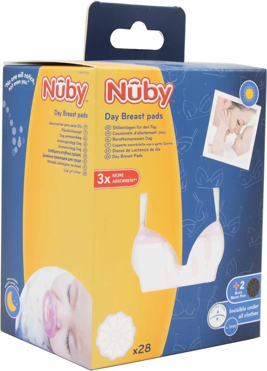 Nûby Absorberende Wegwerp Borstkompressen
