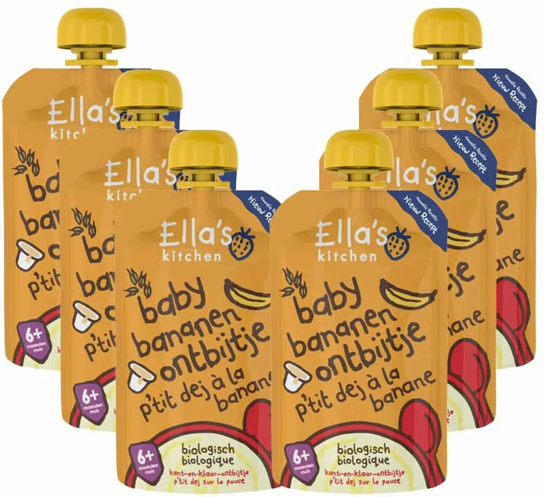 Ella’s Kitchen Baby Ontbijtje 6+ Banaan
