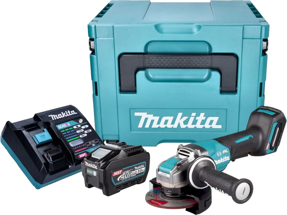 Makita GA047GT101 Accu Haakse Slijper 40V Max