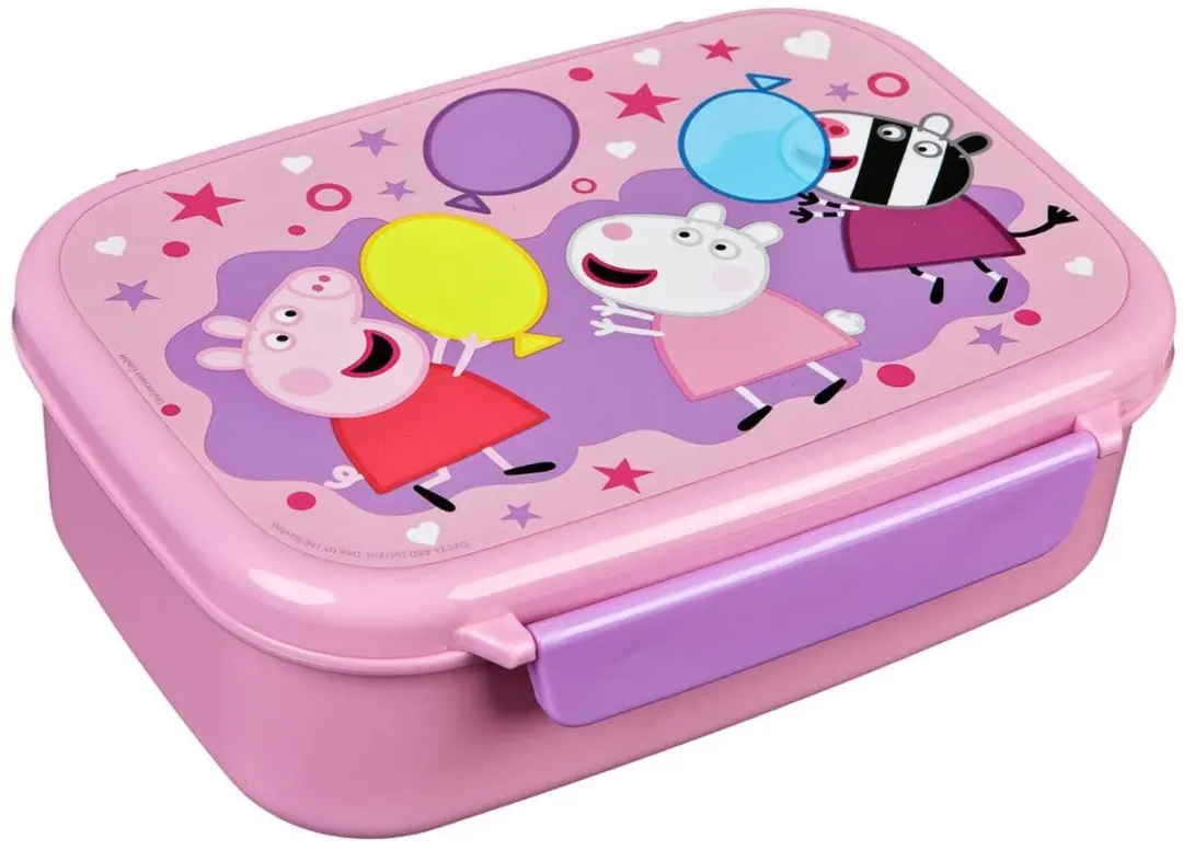 Peppa Pig Lunchset Roze - Lunchbox met Fles