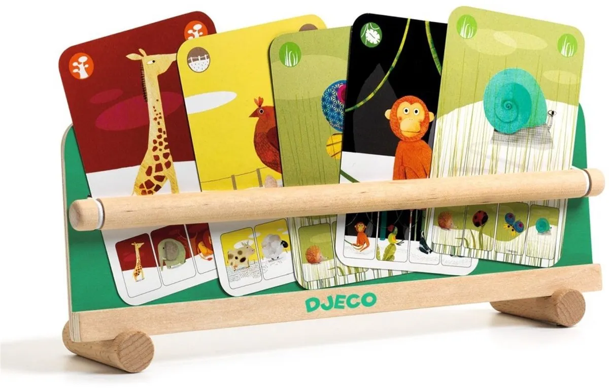 Djeco Kaartenhouder Meerkleurig - 6 Vlakken