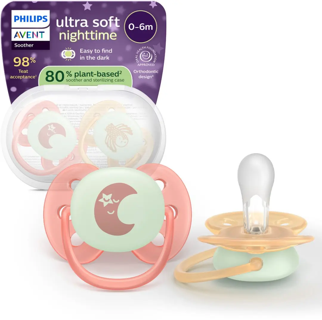 Philips Avent Ultra Soft Glow-in-the-Dark Fopspeen SCF094/02