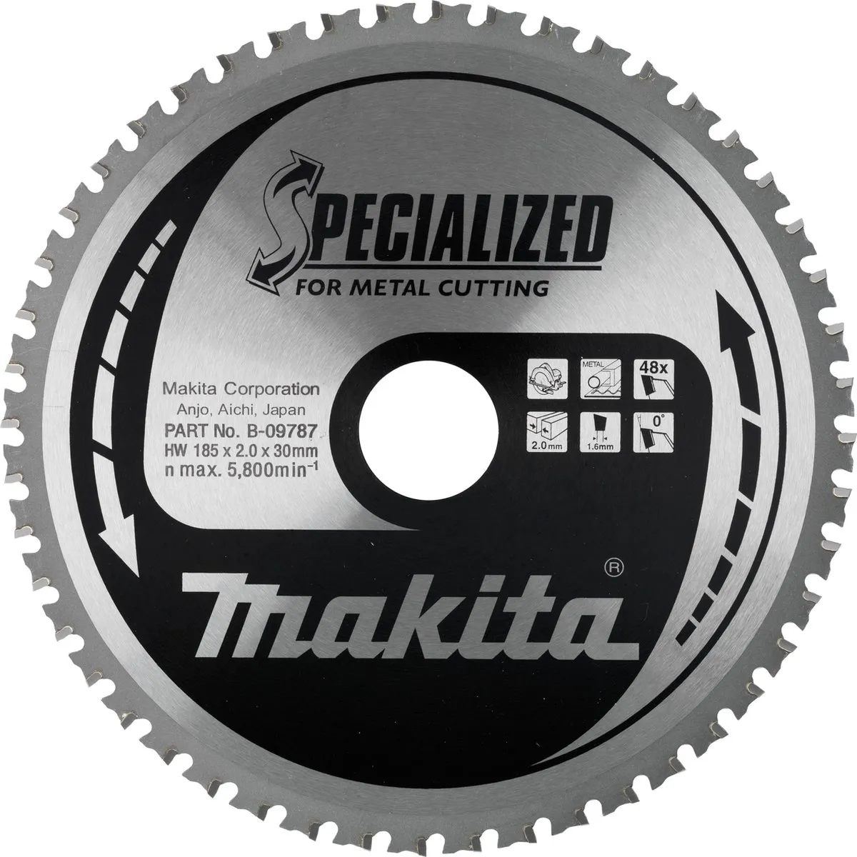 Makita B-09793 Afkortzaagblad Staal 305mm 78T