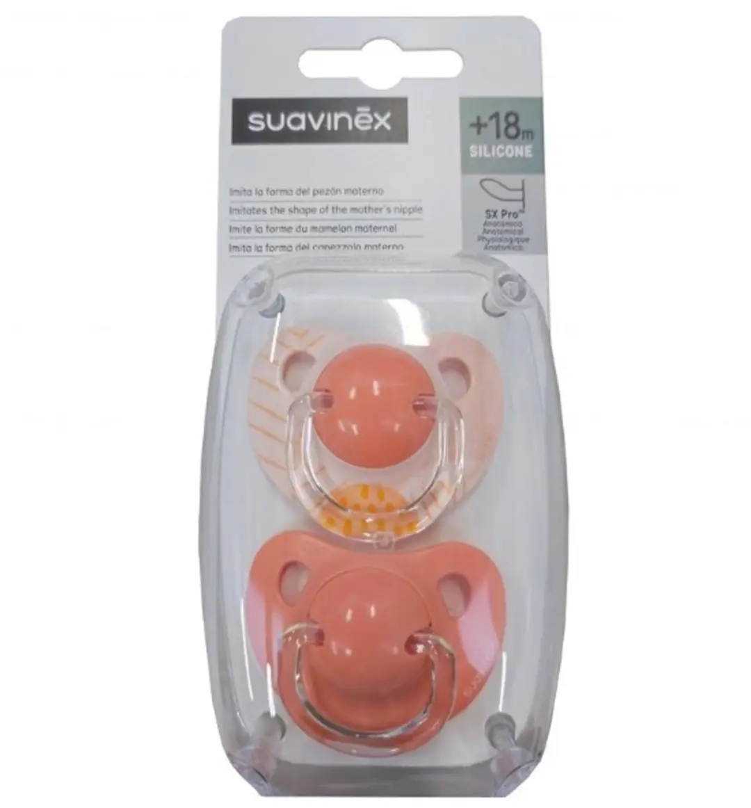 Suavinex Anatomische Siliconen Fopspeen 18+ Maanden