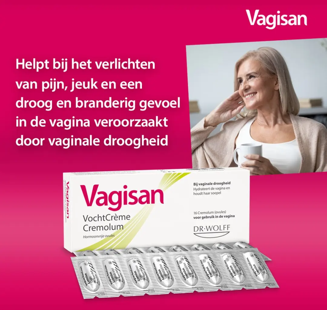 Vagisan VochtCrème Cremolum 16ml - 16 Stuks