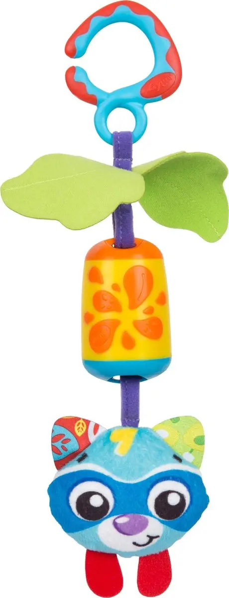 Playgro Chime Rocky Wasbeer Hangspeeltje - Blauw