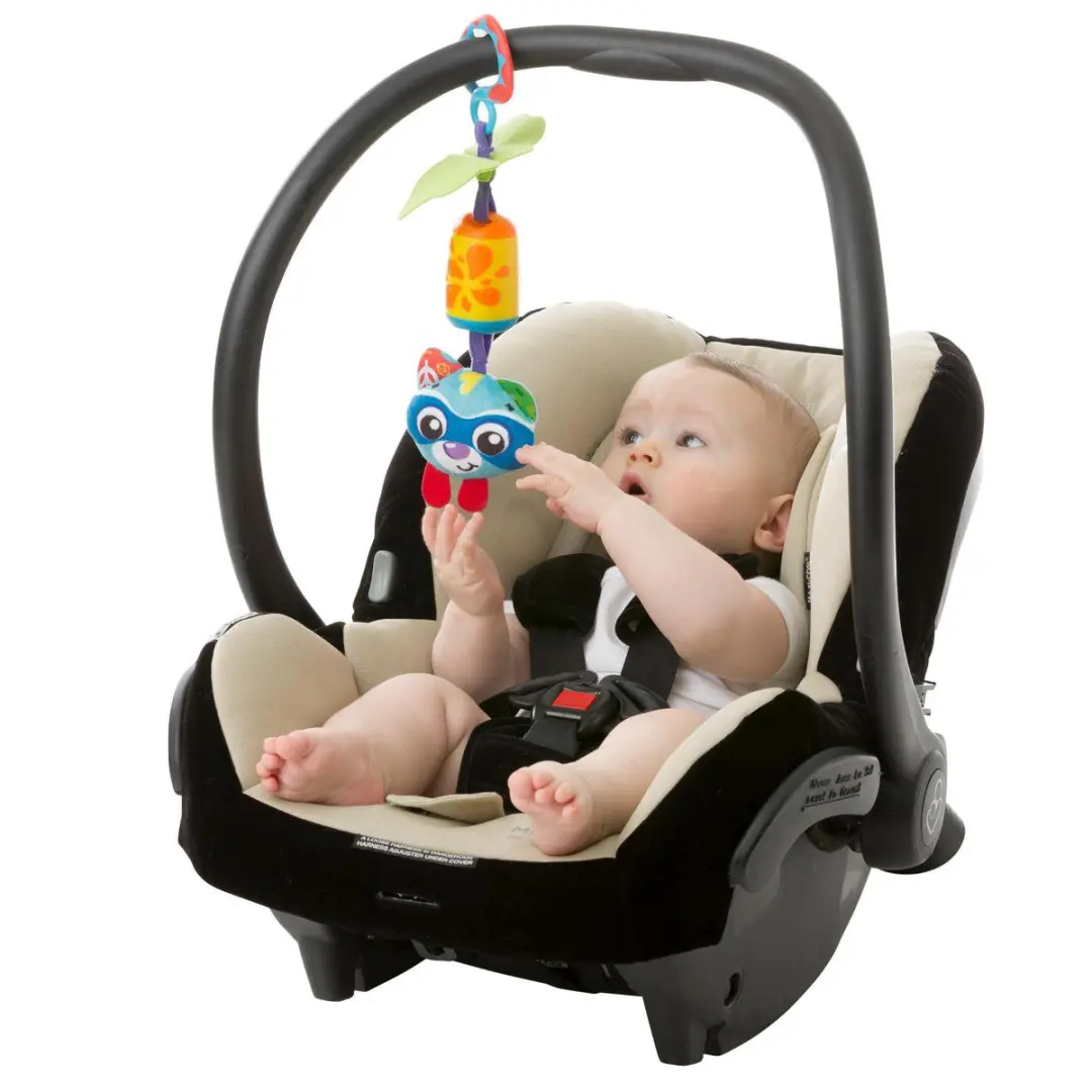 Playgro Chime Rocky Wasbeer Hangspeeltje - Blauw