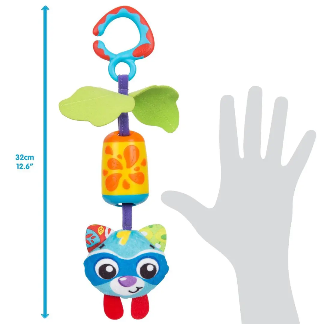 Playgro Chime Rocky Wasbeer Hangspeeltje - Blauw