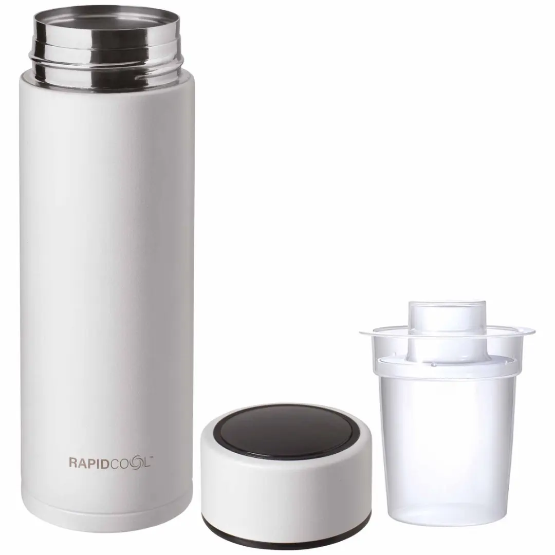 Nûby RapidCool Flessenkoeler - Zilver - Inclusief dispenser