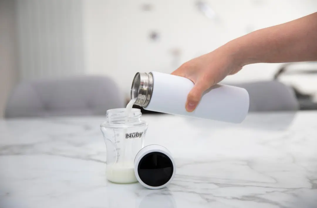 Nûby RapidCool Flessenkoeler - Zilver - Inclusief dispenser