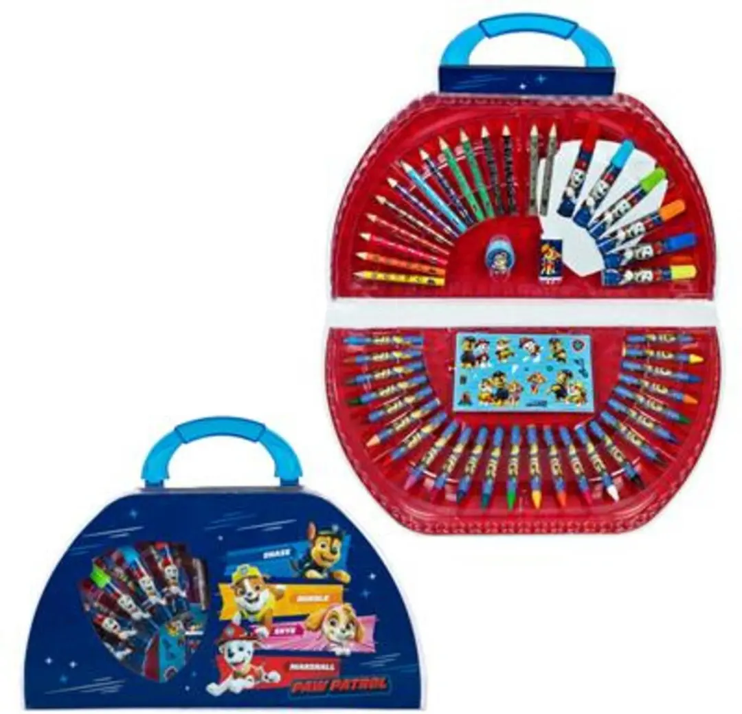 PAW Patrol Kleurkoffer 51-delig