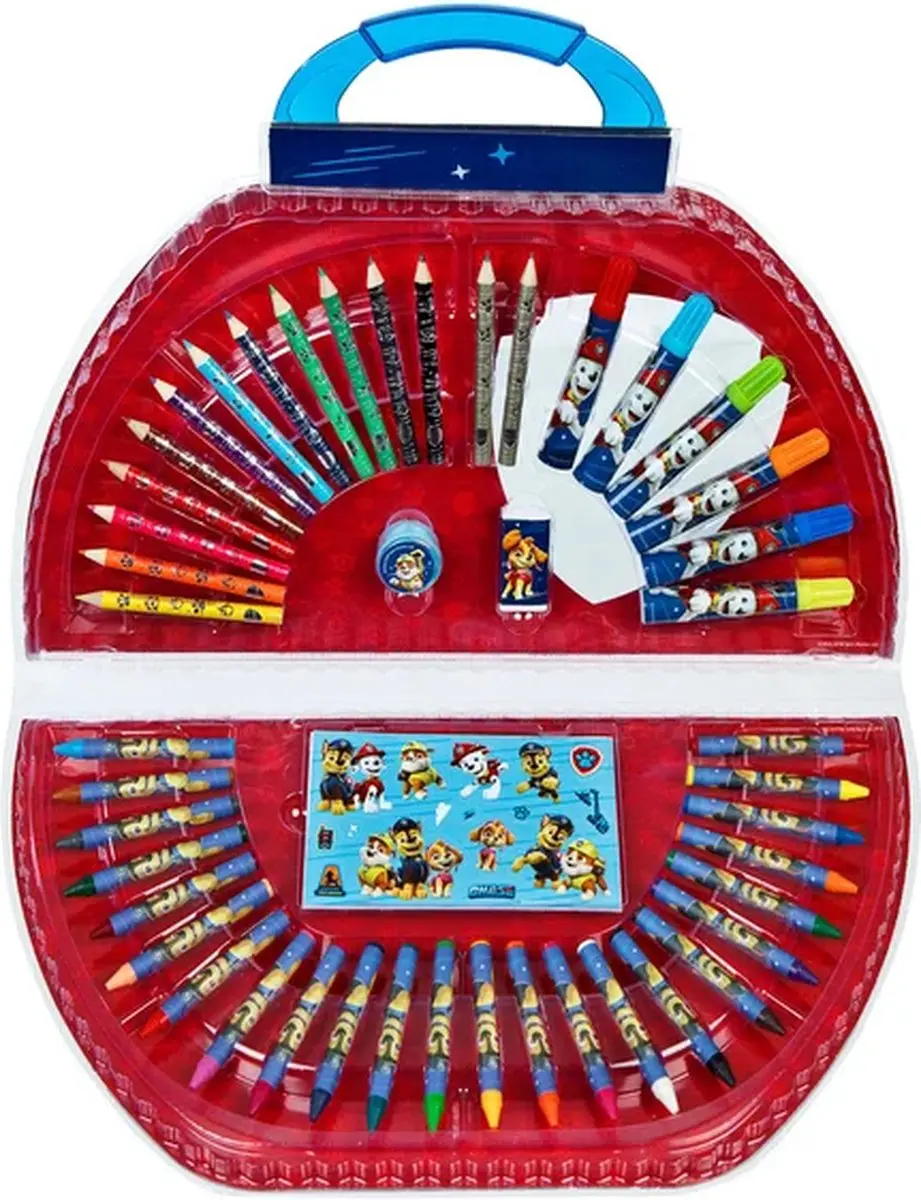 PAW Patrol Kleurkoffer 51-delig