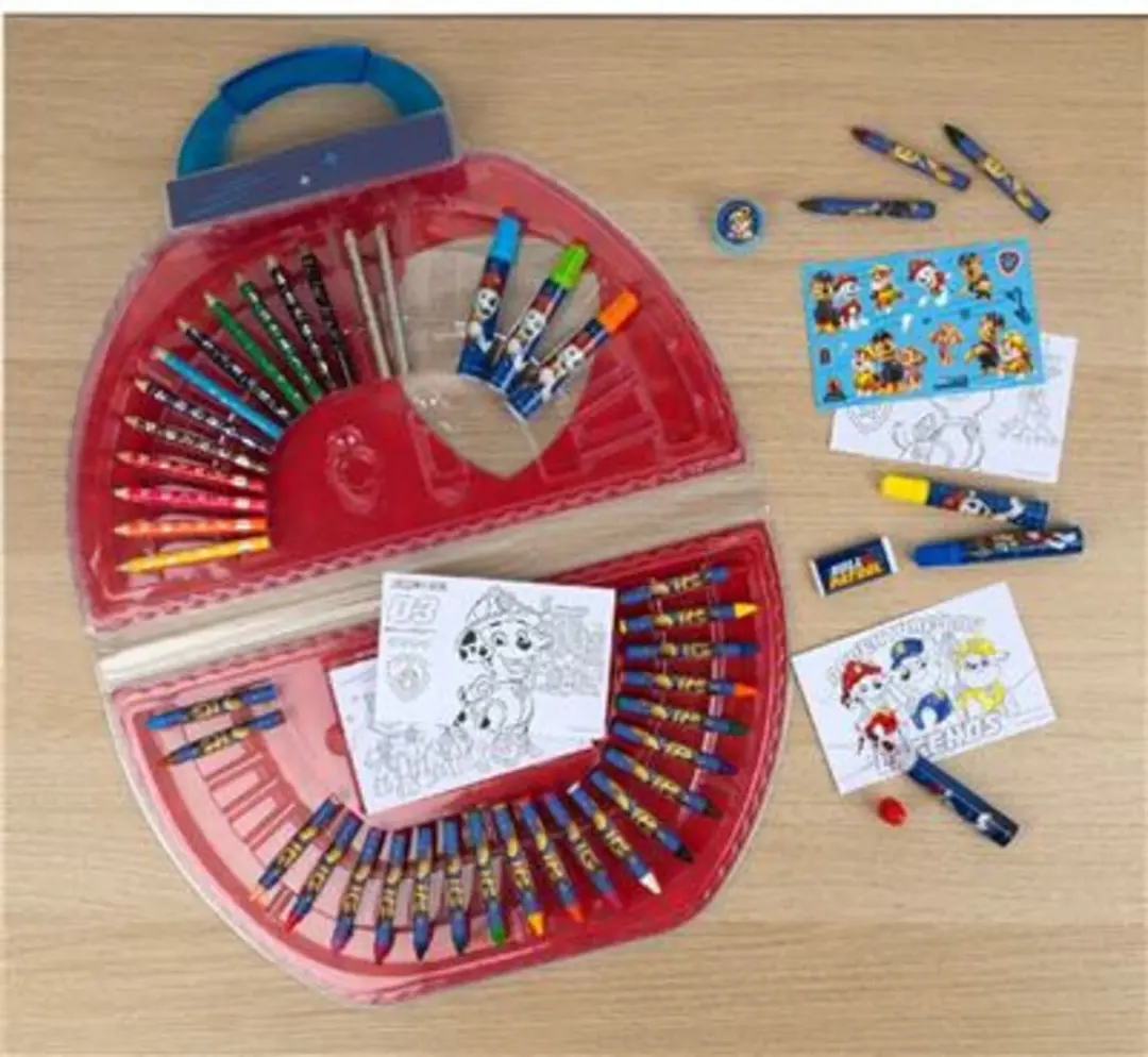 PAW Patrol Kleurkoffer 51-delig