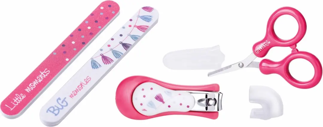 Nûby Evolutieve Nagelverzorgingsset Roze