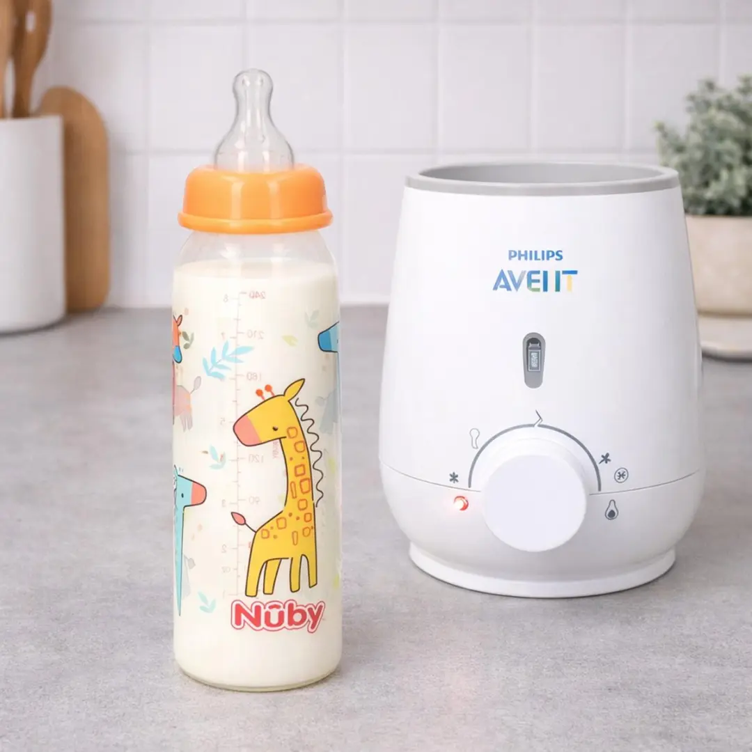 Nûby Baby Drinkfles 240ml - Licht oranje
