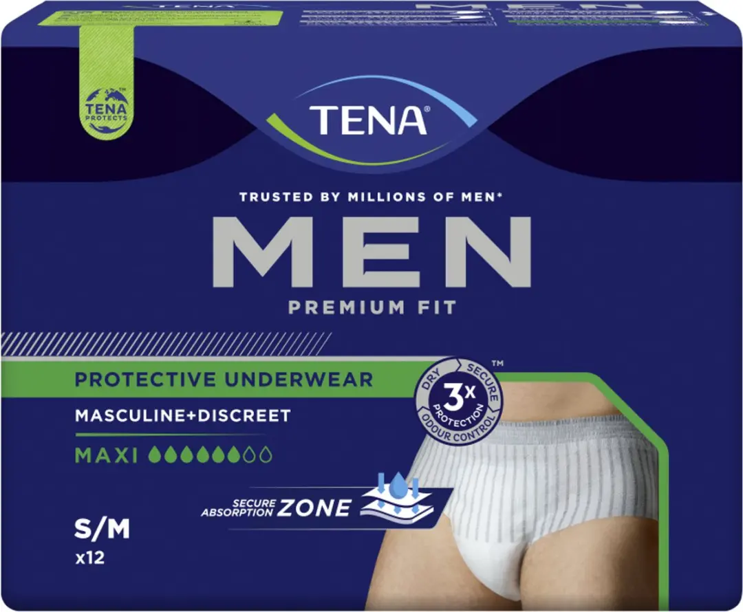 TENA Men Premium Fit Level 4 Onderbroeken M - 12 Stuks