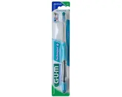 Gum Tnd.Borstel Medium 493M - Blauw/Grijs/Groen/Oranje/Wit