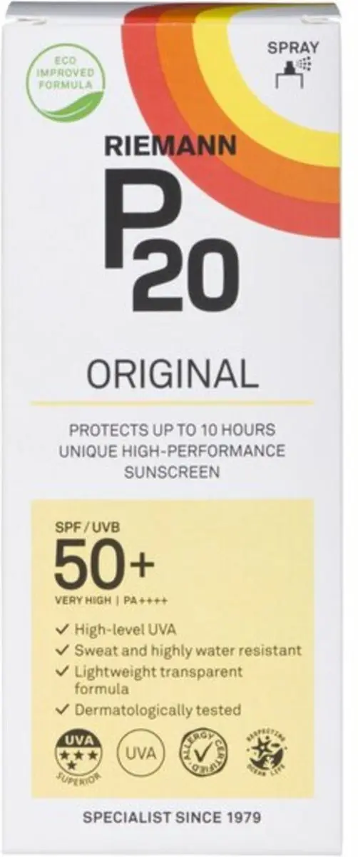 P20 Original SPF 50+ Spray 2x175ml