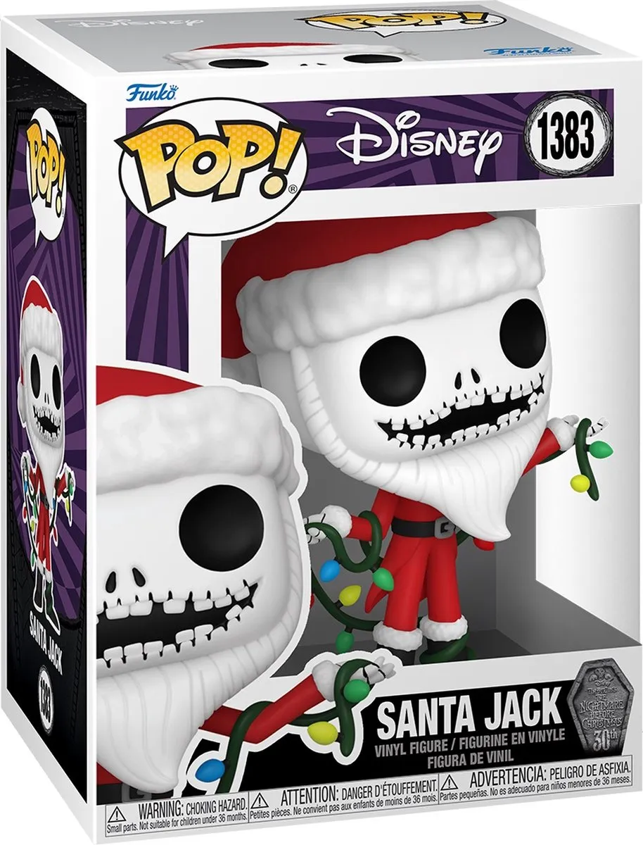 Disney Funko POP! Santa Jack The Nightmare Before Christmas - 30th - Multicolours