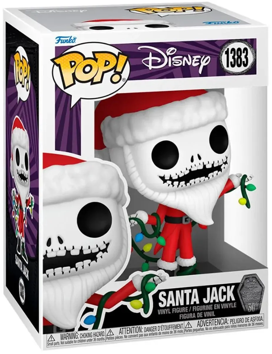 Disney Funko POP! Santa Jack The Nightmare Before Christmas - 30th - Multicolours - afbeelding 6 van 6