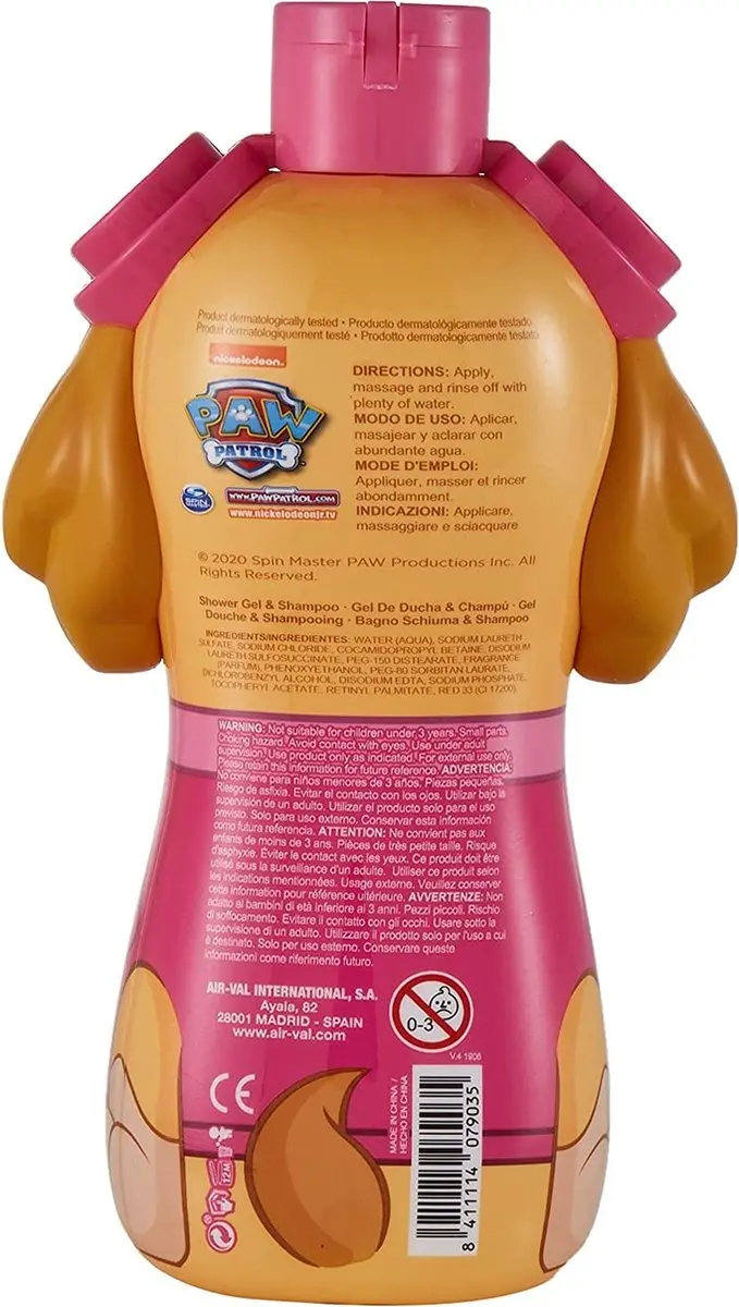 PAW Patrol Skye Douchegel & Shampoo 400ml