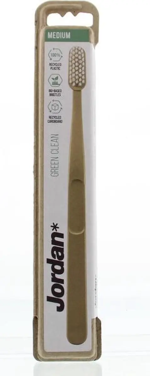 Jordan Green Clean Tandenborstel Medium - Groen