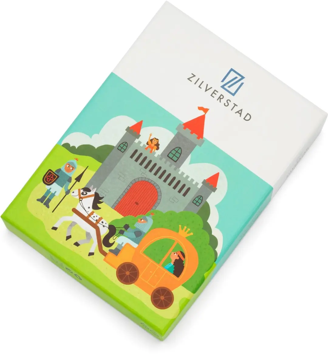 Zilverstad Kinderbestek Ridders & Prinsessen 4-delig - RVS 18/10 - Zilver