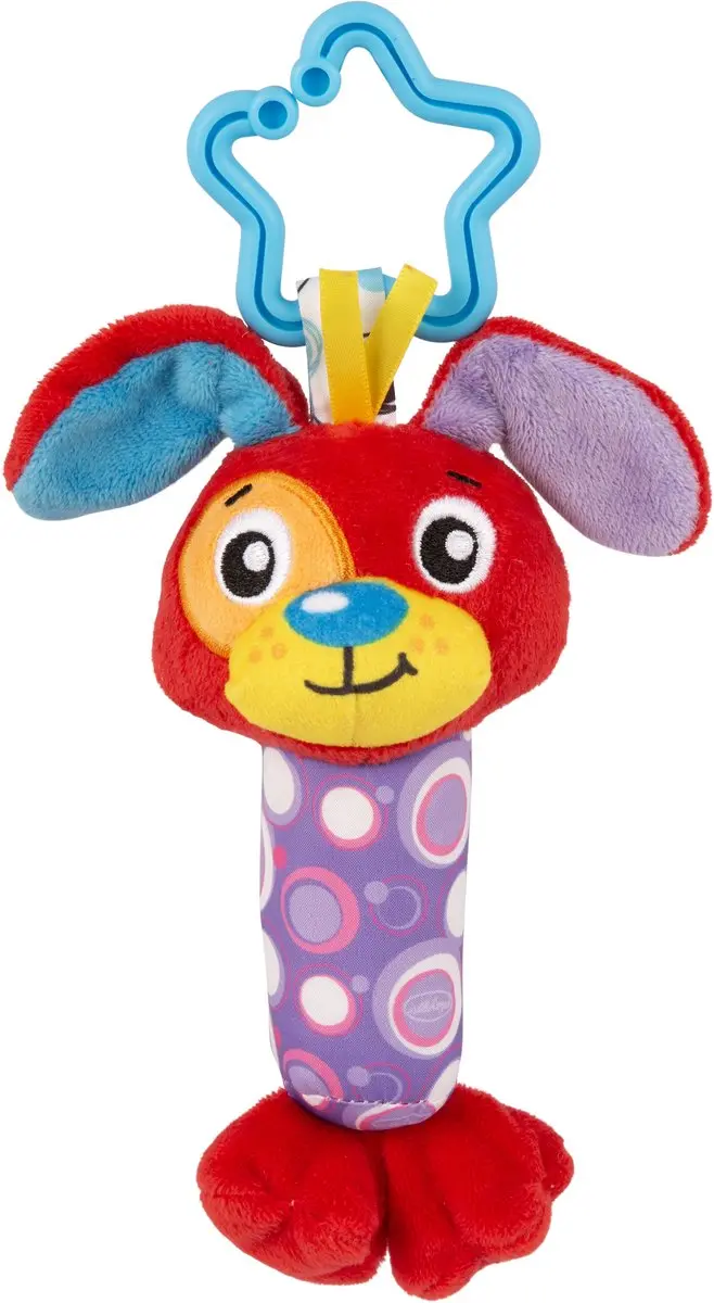 Playgro Clipsy Penny Puppy Roary Lion Tamika Toucan - 3 Stuks
