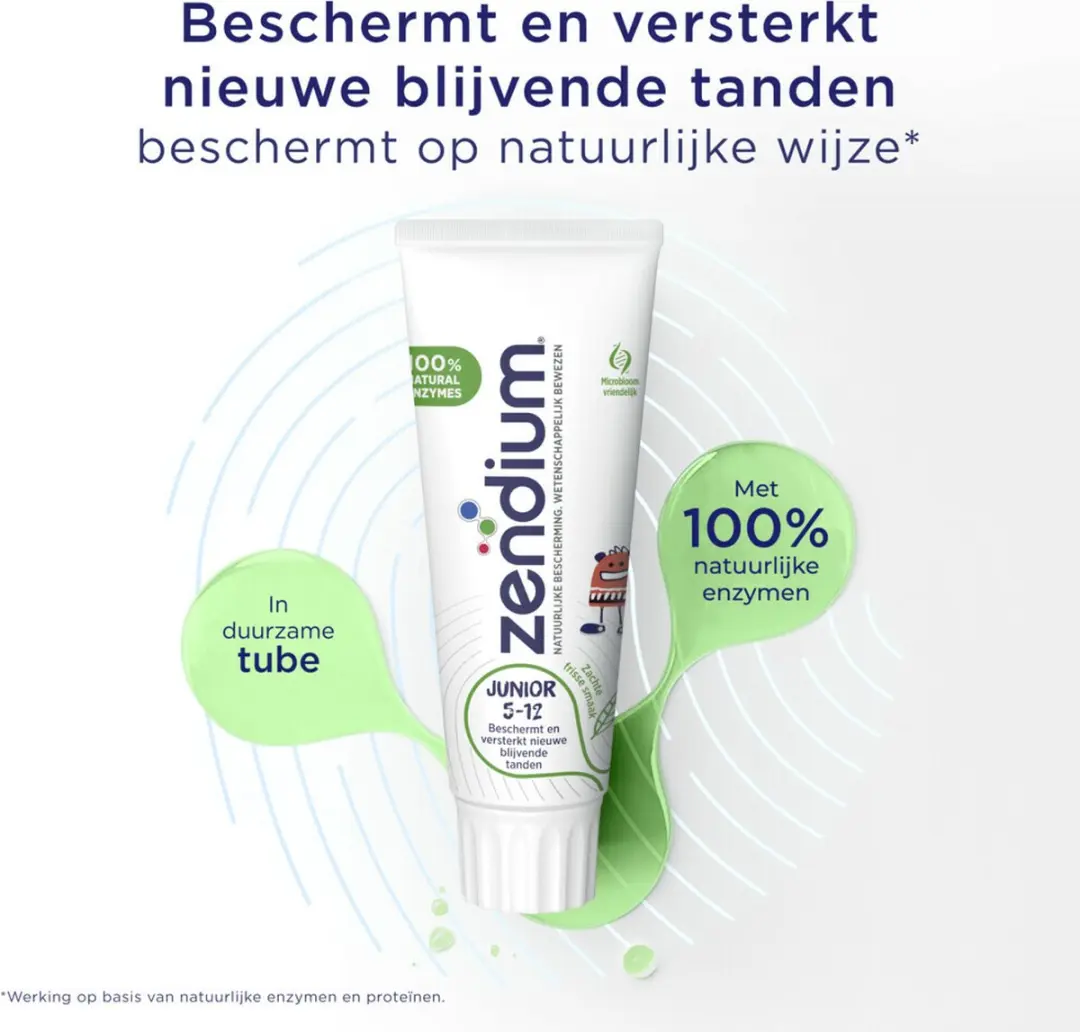 Zendium Tandpasta Junior 75ml - 5 Stuks