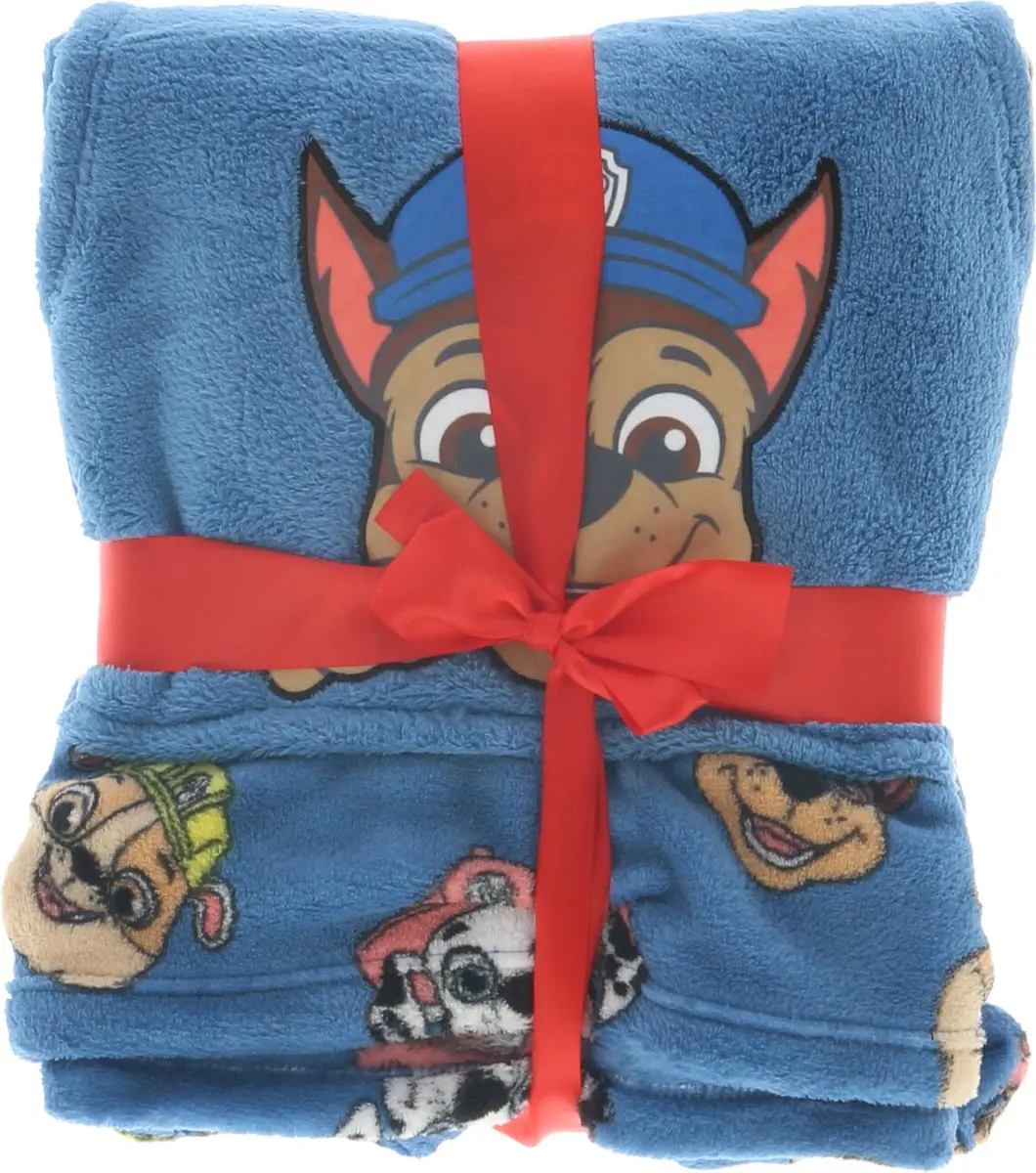 PAW Patrol Blauwe Hoodie Dekenset 75x100cm